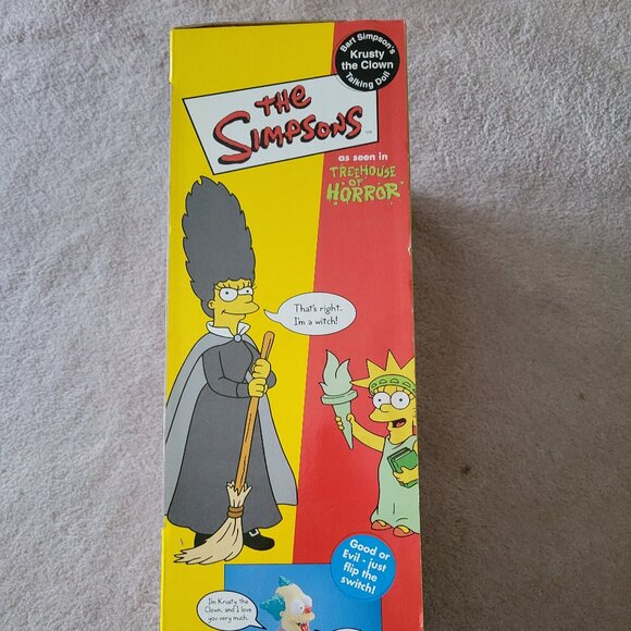 NEW Talking Krusty Doll The Simpsons Treehouse of Horrors Vintage NWT Playmates - Picture 3 of 13